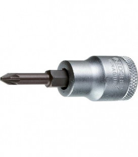 Embout de tournevis GEDORE 3/8" cruciforme PZ1 longueur 55 mm