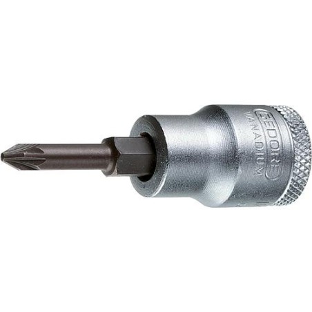 Embout de tournevis GEDORE 3/8" cruciforme PZ1 longueur 55 mm