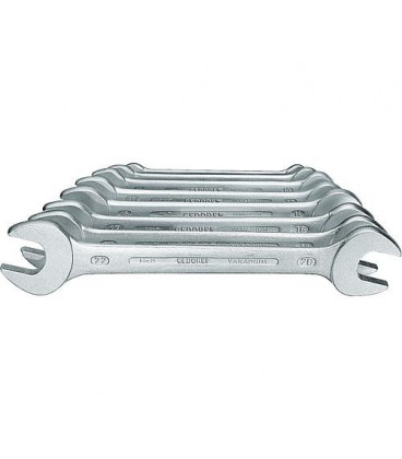 Jeu de cles a fourche GEDORE 12 pieces, SW 6-34mm