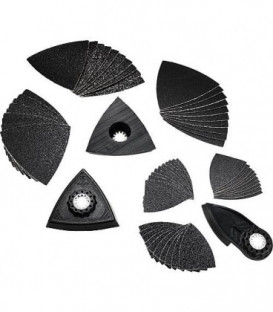 Kit Feuilles abrasives FEIN 63 pieces Best of Starlock universel