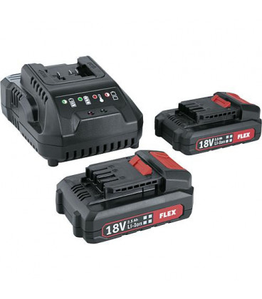 Kit FLEX Power 22 Q 18V avec 2x5,0 Ah batteries et chargeur