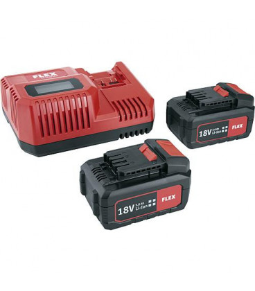 Kit FLEX Power 55 R 18V avec 2x5,0 Ah batteries et chargeur