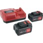 Kit FLEX Power 55 R 18V avec 2x5,0 Ah batteries et chargeur