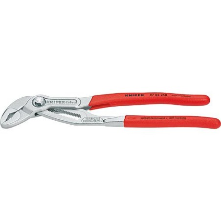 KNIPEX-Cobra HiTech pince multiprise chrome avec revetement plastique L : 300mm