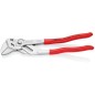 Cle a pince KNIPEX 15° incliné chromé, longueur 250 mm