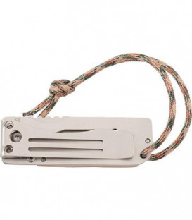 Couteau de poche compact, *KB* longueur ouverte 14,0cm et securite lame, en bois de zebre