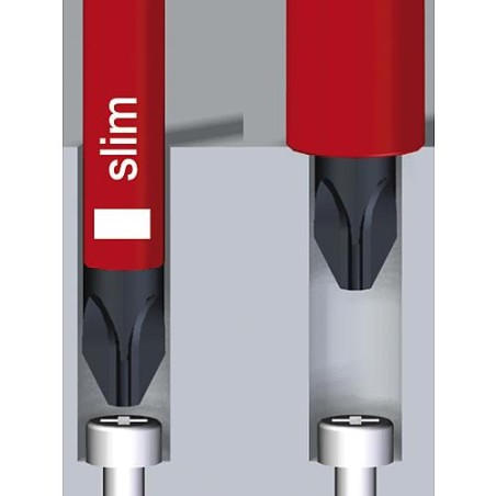 Kit de tournevis "slimFix" (isolation fine) 6 pièces