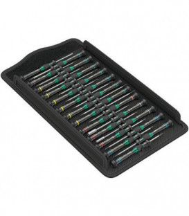 Kit tournevis WERA 25 pieces, electricien serie Micro