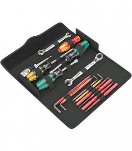 Kit d'outillage WERA 15 pieces sanitaire/chauffage avec VDE embout bits