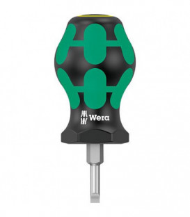 Tournevis plat Stubby WERA Kraftform Plus-serie 300 0,8x4,0x25mm