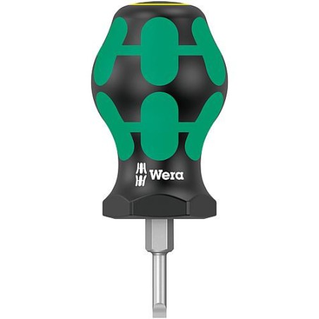 Tournevis plat Stubby WERA Kraftform Plus-serie 300 0,6x3,5x25mm