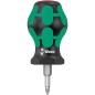 Tournevis cruciforme Stubby WERA Kraftform Plus serie 300, PH1x25mm