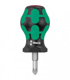 Tournevis cruciforme Stubby WERA Kraftform Plus serie 300, PH2x25mm