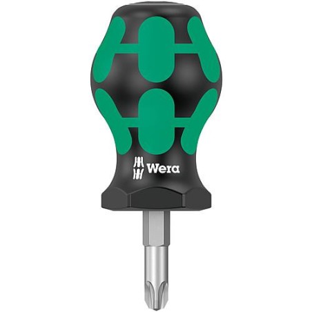 Pozidriv-tournevis Stubby WERA Kraftform Plus serie 300 PZ3x25mm