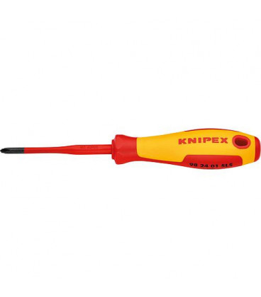 Tournevis KNIPEX Slim PH1 convient pour vis Plus/Minus