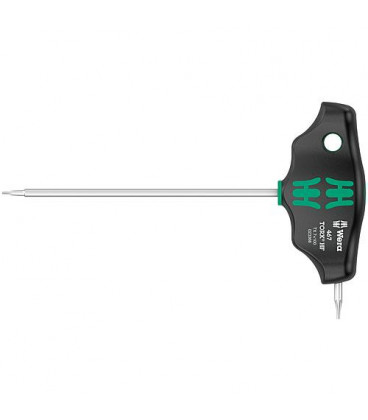 Tournevis WERA TORX poignee transversale avec fonction de retenue, T7x100mm