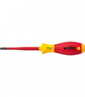 Tournevis WIHA SoftFinisch electrique, PH2 et vis de serrage pour Plus/Minus