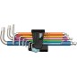 Clé imbuss WERA 9 pcs, colorés inox, 1,5 - 10,0 mm