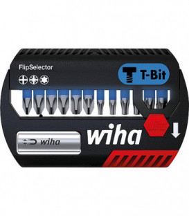 Kit embout WIHA® T - Embout, 13 pc. Philips, Pozidriv et TORX®