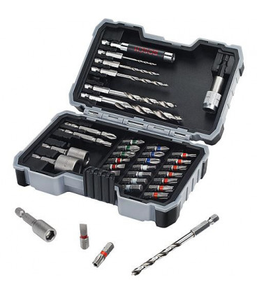 Kit forets bois et embouts Bosch - 35 pces