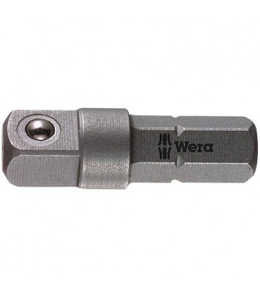 Tige d'outils WERA 1/4" 6 pans longueur 25mm