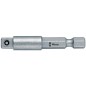 Tige d'outils (element de liaison) WERA 3/8" 4 pans x 1/4" 6 pans longueur 50mm