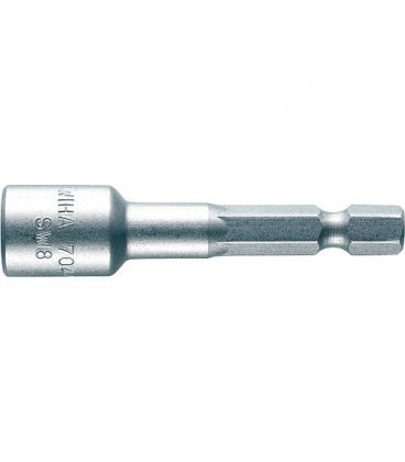 Embout standard, douille Forme E 6,3 Type 7044 M, 3/8 x 55