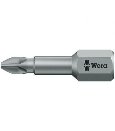 Embout WERA Phillips forme torsion, PH1x25mm