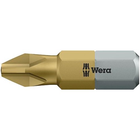 Embout WERA Phillips revetement TiN, PH1x25mm