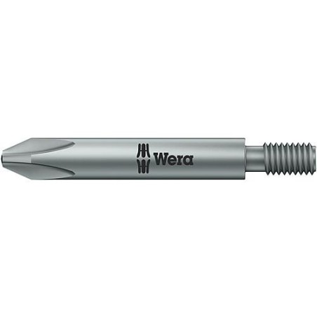 Embout WERA Phillips avec raccord filete 10-32UNF PH2x44,5mm