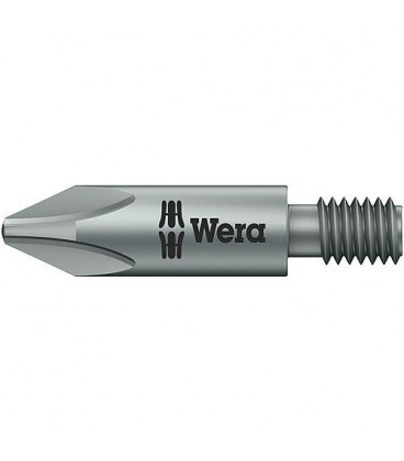 Embout WERA Phillips avec raccord filete M6 PH2x33mm