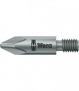 Embout WERA Phillips avec raccord filete M6 PH2x44,5mm