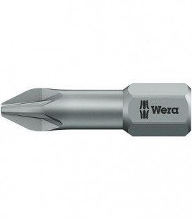 Embout WERA Pozidriv forme torsion, PZ2x25mm