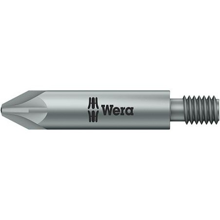 Embout WERA Pozidriv avec raccord filete M6 PZ2x44,5mm