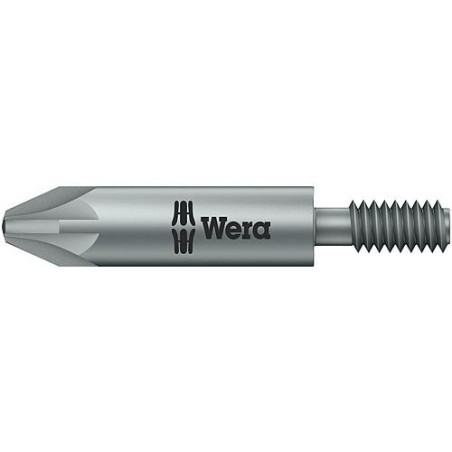 Embout WERA Pozidriv avec raccord filete M4 PZ2x33mm