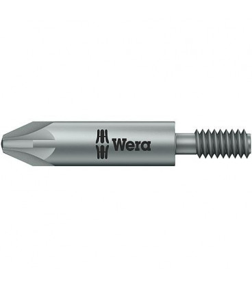 Embout WERA Pozidriv avec raccord filete M4 PZ1x33mm