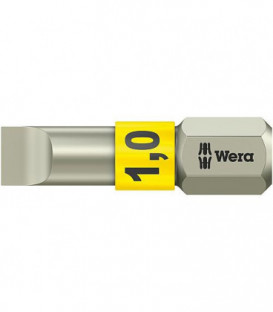 Embout WERA fente 1,0x5,5x25mm inox