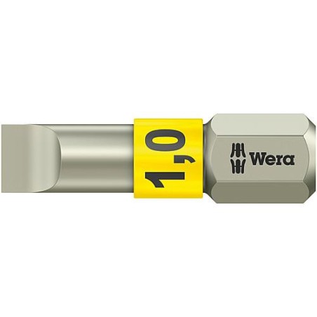 Embout WERA fente 0,8x5,5x25mm inox