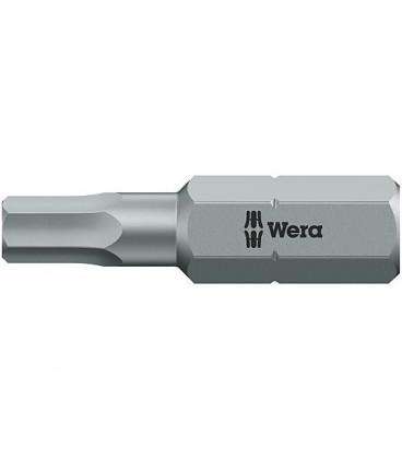 Embout WERA six pans creux Hex-Plus 10,0x25mm