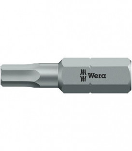 Embout WERA six pans creux Hex-Plus 2,5x25mm