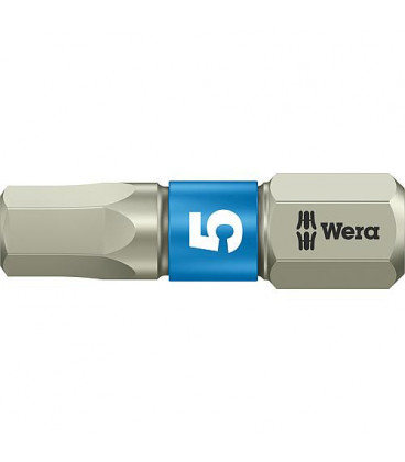 Embout WERA TS 3,0 x 25 mm en inox