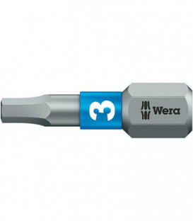 Embout WERA six pans creux Hex-Plus, BiTorsion 6,0x25mm