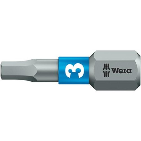 Embout WERA six pans creux Hex-Plus, BiTorsion 6,0x25mm