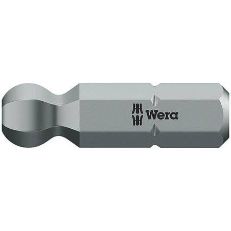 Embout WERA six pans creux avec tete spherique 3,0x25mm