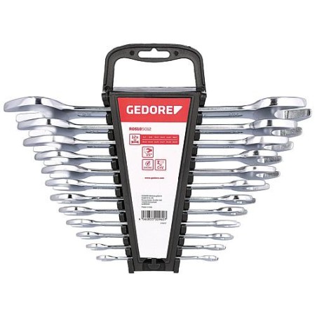 GEDORE rouge Cle double plate 12 pieces