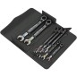 Jeu cles mixtes a cliquet WERA 11 pieces SW 8 - 19