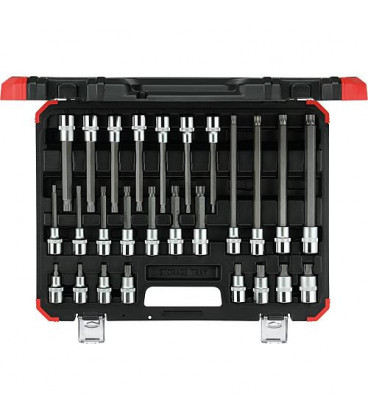 Kit insert tournevis GEDORE red 26 pcs, 1/2" dents intérieures