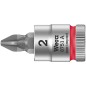 Embout de tournevis WERA 1/4" cruciforme PH2x28mm Zyklop