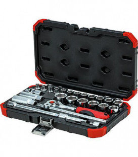 Set a douilles GEDORE red 26 pieces 3/8"
