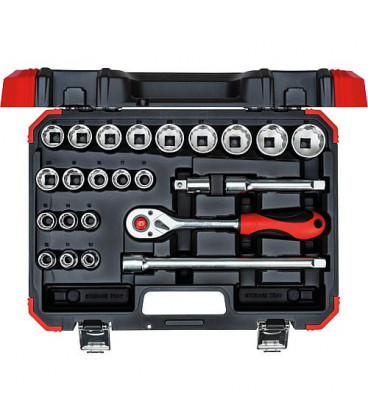 Set a douilles GEDORE red 24 pieces 1/2"